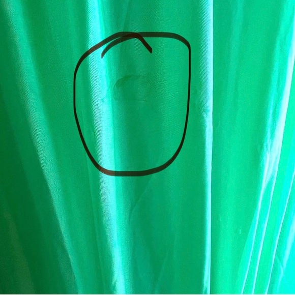 💚Italy SILK Dress💚 Green Pleated Sleeveless Resort Gown - Picture 13 of 13